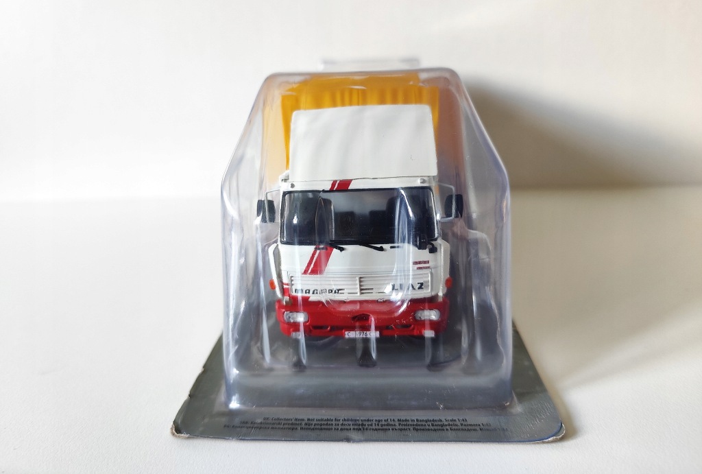 Model kolekcjonerski LIAZ 796 Madara Kultowe Ciężarówki DeAgostini + Gazetka BG 1:43 Model kolekcjonerski LIAZ 796 Madara Kultowe Ciężarówki DeAgostini + Gazetka BG 1:43