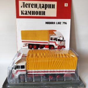 Model kolekcjonerski LIAZ 796 Madara Kultowe Ciężarówki DeAgostini + Gazetka BG 1:43 Model kolekcjonerski LIAZ 796 Madara Kultowe Ciężarówki DeAgostini + Gazetka BG 1:43