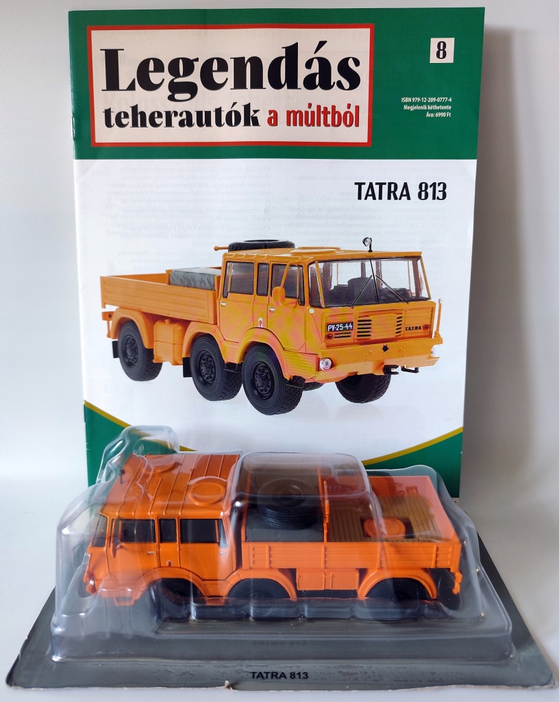 Model kolekcjonerski Tatra 813 Kultowe Ciężarówki PRL-u + Gazetka HU 1:43 Model kolekcjonerski Tatra 813 Kultowe Ciężarówki PRL-u + Gazetka HU 1:43