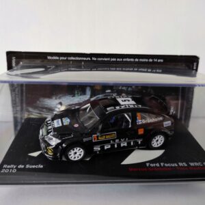 Model kolekcjonerski Ford Focus RS WRC 08 Rally Szwecja 2010 M. Gronholm - T. Rautiainen 1:43