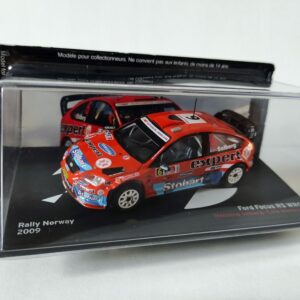 Model kolekcjonerski Ford Focus RS WRC Rally Norway 2009 H. Solberg C. Menkerud 1:43