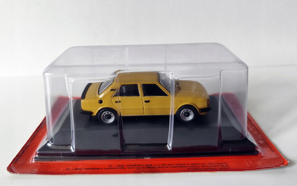 Model kolekcjonerski Skoda 105 L 1984 Kaleidoskop DeAgostini 1:43 Model kolekcjonerski Skoda 105 L 1984 Kaleidoskop DeAgostini 1:43