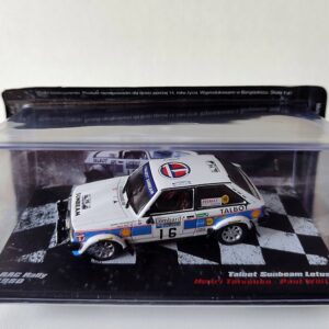 Model kolekcjonerski Talbot Sunbeam Lotus Rac Rally 1980 H. Toivonen - P. White 1:43